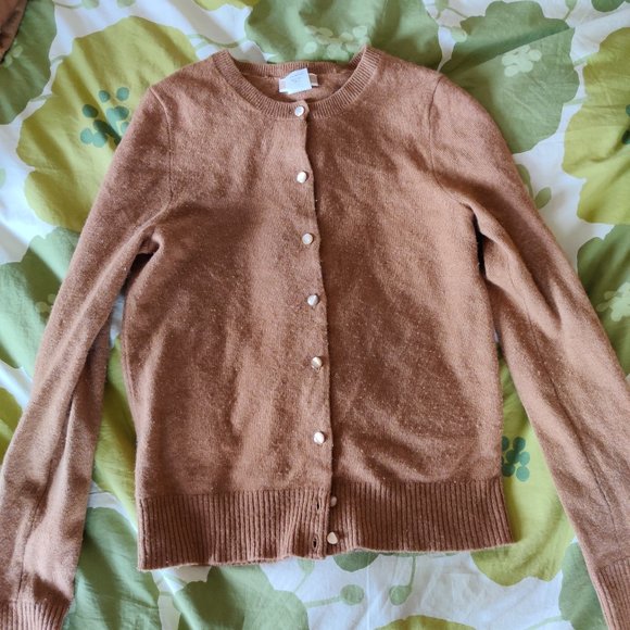 J. Crew Sweaters - j. crew cashmere jackie cardigan XXS brown cognac